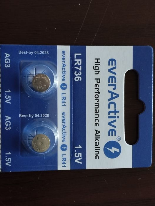 Pilhas L736 / LR41 / AG3