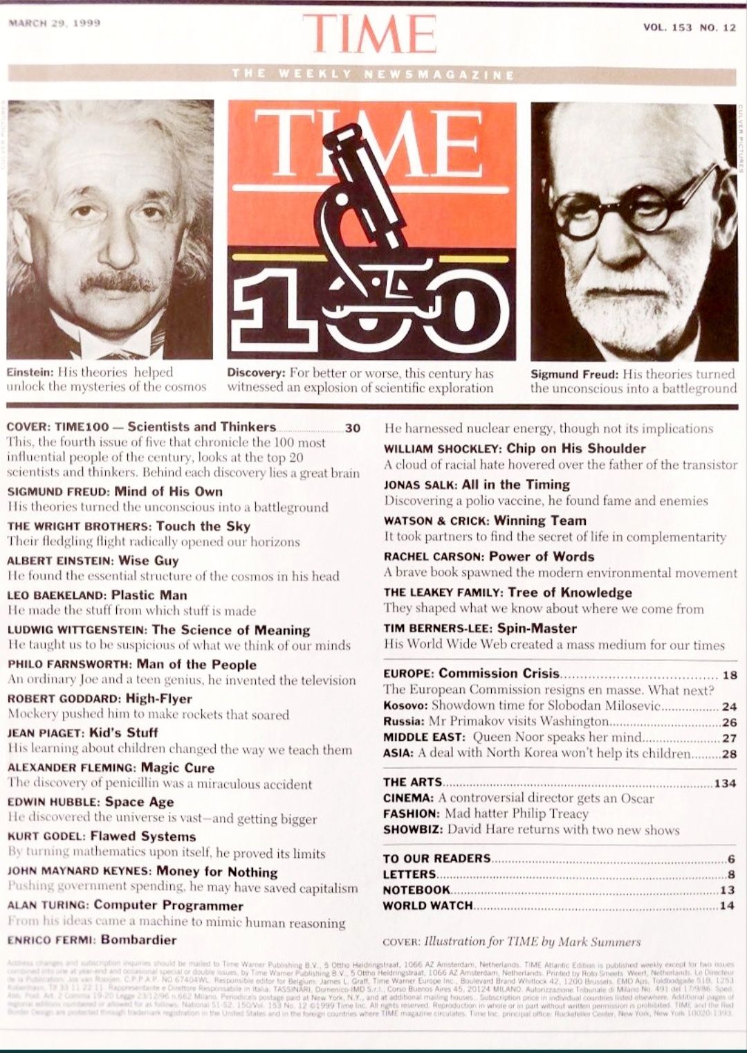 Einstein / Freud / Fleming / Turing