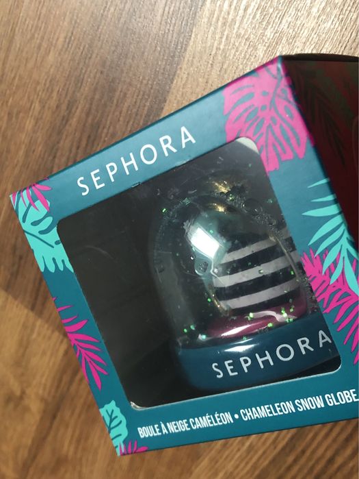 Sephora kula śnieżna z kameleonem brokat limitowana edycja świąteczna