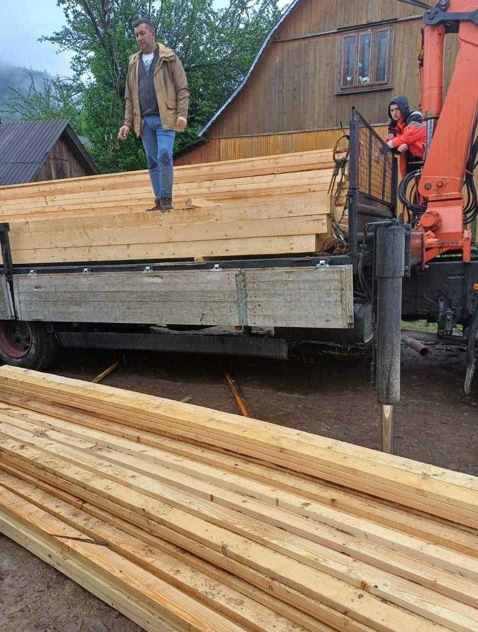 Пиломатеріали брус 100*50*3м (дошка,доска свіжопиляна, висушена, суха)