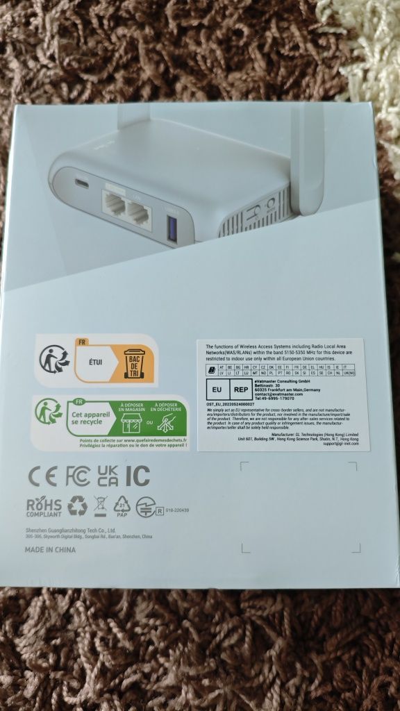 Router GL-MT3000 Beryl AX Wi-Fi 6 openwrt nowy