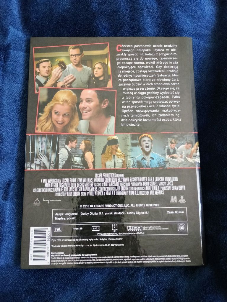 Film DVD Escape Room