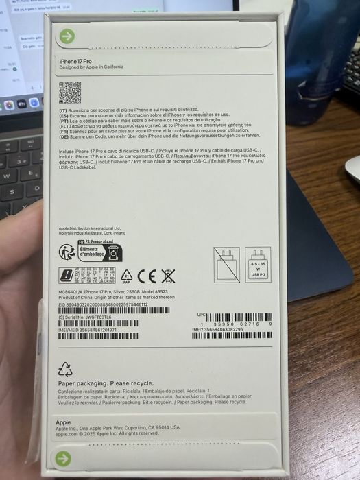 Iphone 17 Pro 256Gb Lacrado