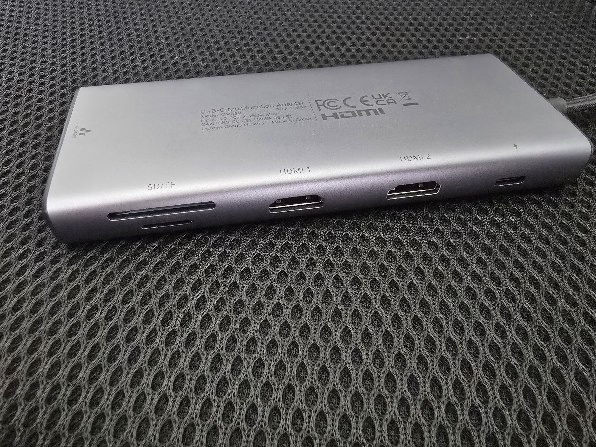 UGREEN Revodok Pro 210 Docking Station USB-C 10 em 1 – Como novo!