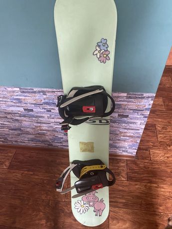 Deska snowboardowa ok.140 cm + buty