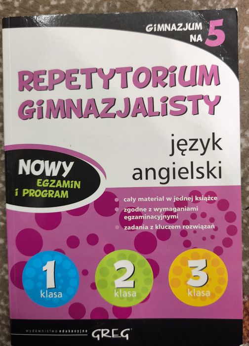 Repetytorium gimnazjalisty. Język angielski.