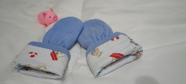 Рукавички варежки рукавицы для малыша 0-7 мес