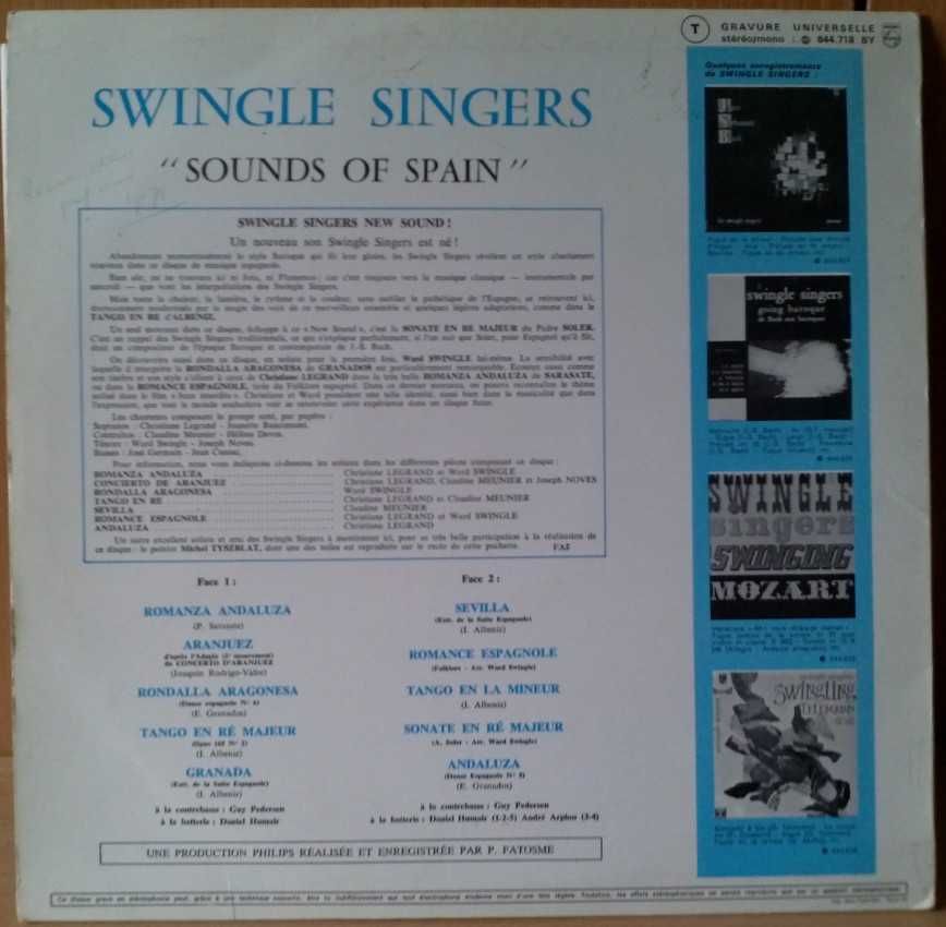 Swingle Singers-Sound Of Spain 1967 winyl