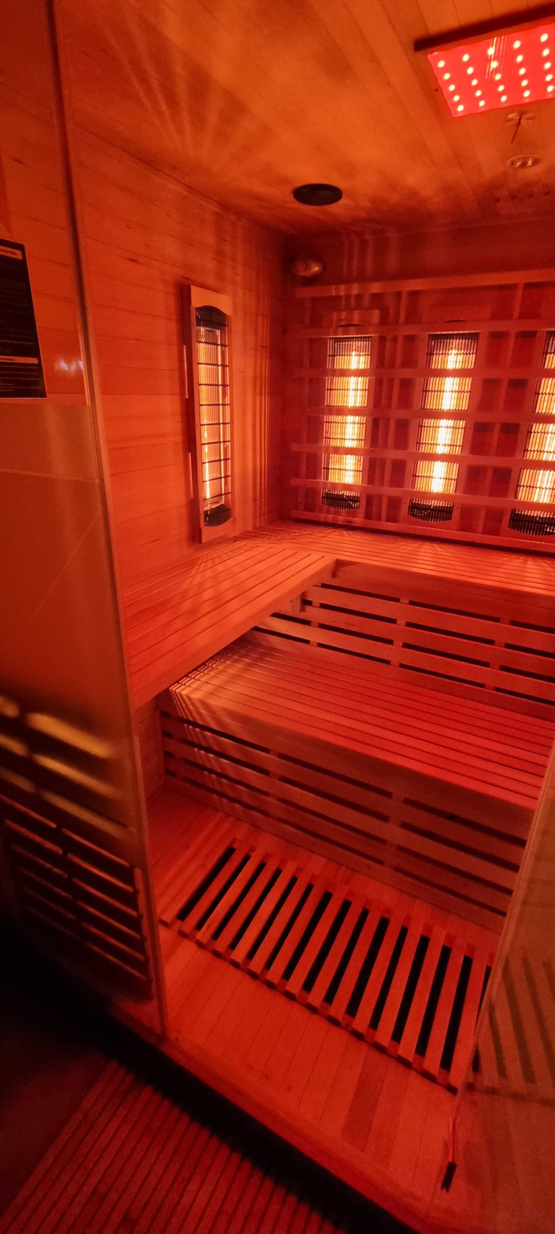 Sauna na podczerwień (infrared) 4-osobowa.  NOWA