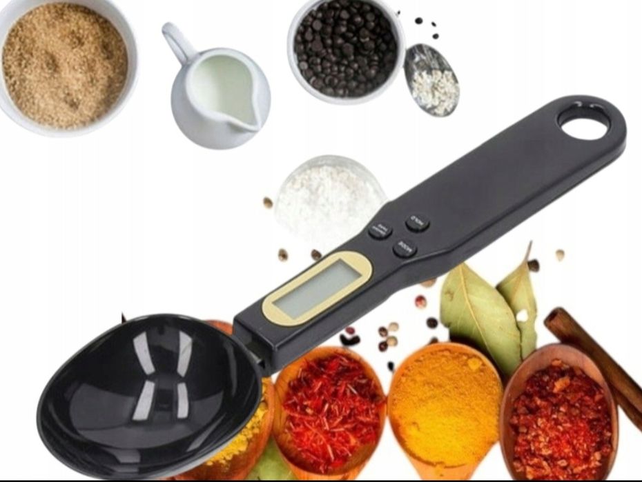 Elektroniczna waga kuchenna w łyżce miarka cyfrowa