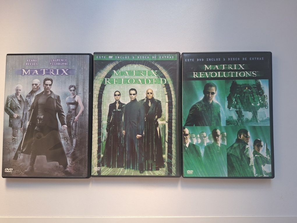 Dvds trilogia  matrix