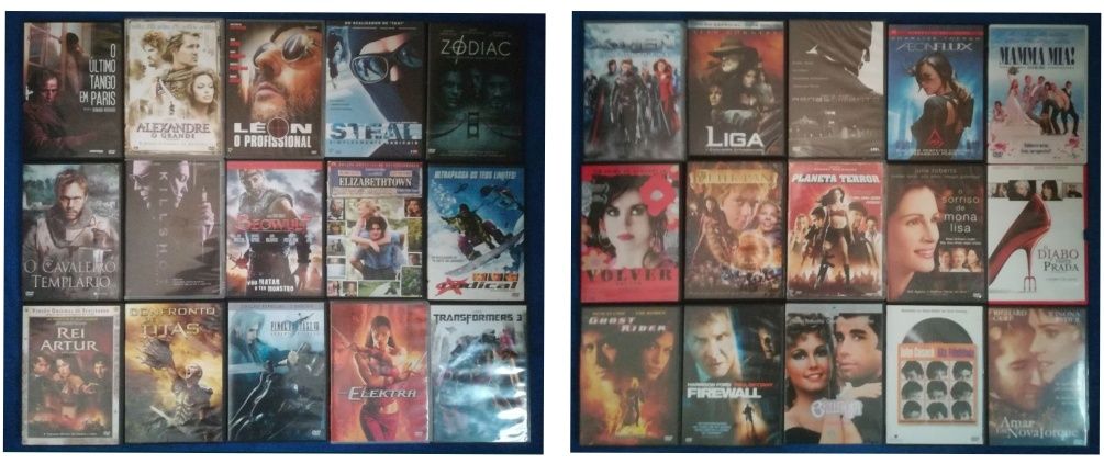 Lote 220 DVD's artes marciais / ação / comédia / western (Lote 2)