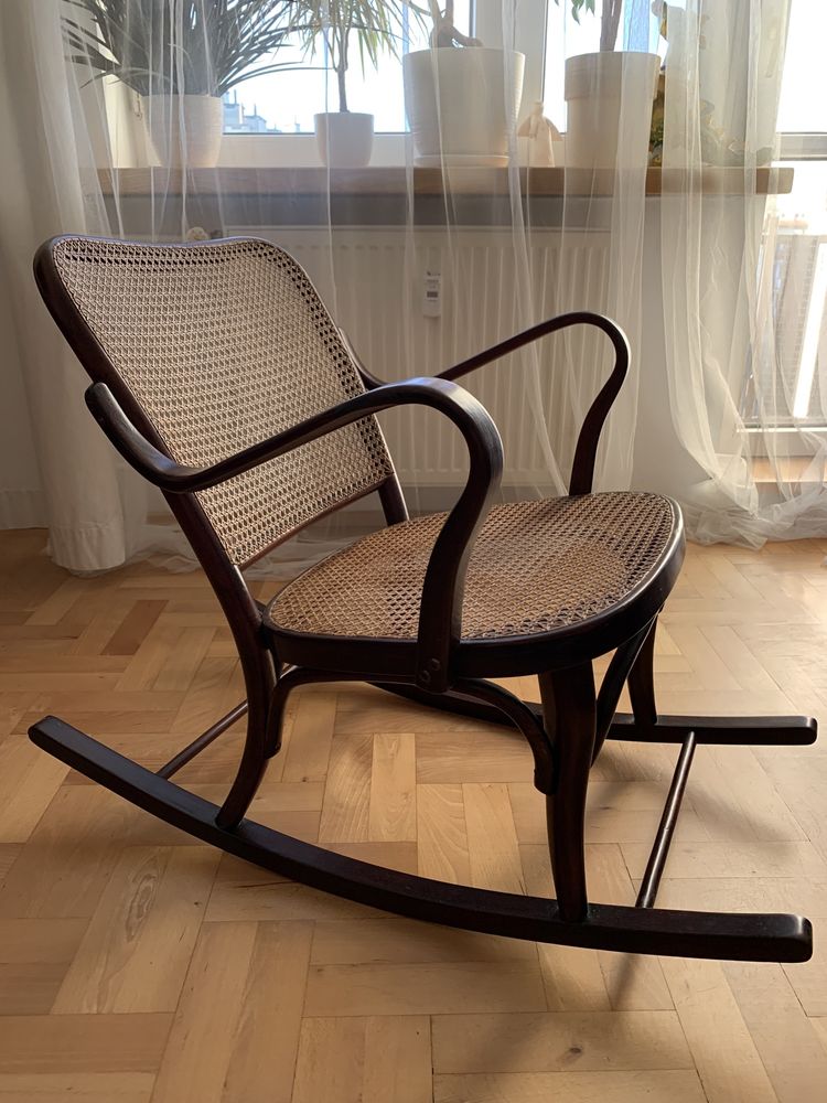 Fotel bujany / rocking chair Thonet A752 - projekt / by Josef Frank
