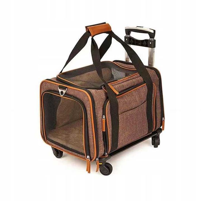 Transporter dla spa kota na kółkach torba rozkładany plecak