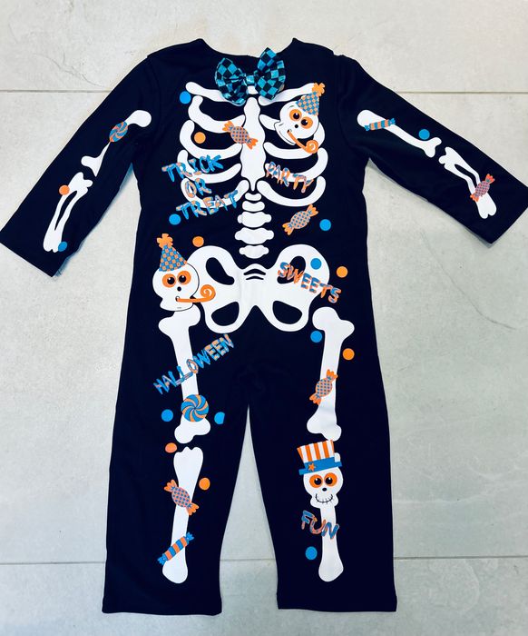 kostium szkielet na halloween balik 86/92