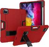 Etui do iPad Pro 12.9" z Podstawką i Miejscem na Rysik Czerwone