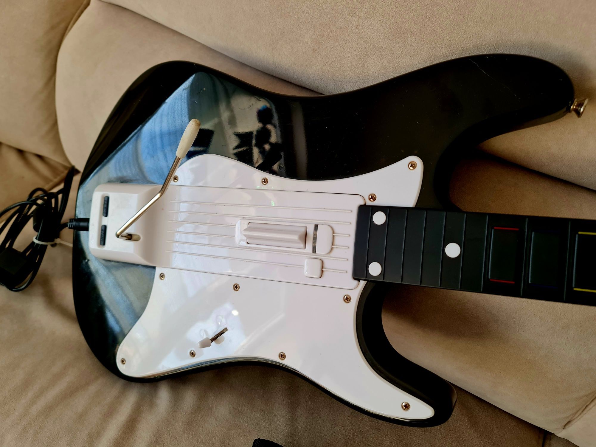 Gitara Guitar Hero Drewniana kolekcjonerska PC & PS2 - Clone Hero PEAK
