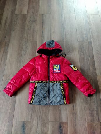 Куртка дитяча хлопчик двостороння 122 розмір