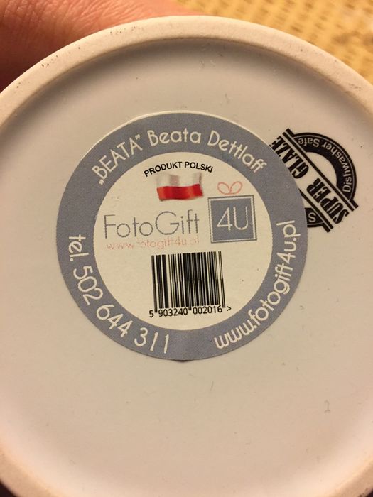 Kubek z imieniem Basia NOWY