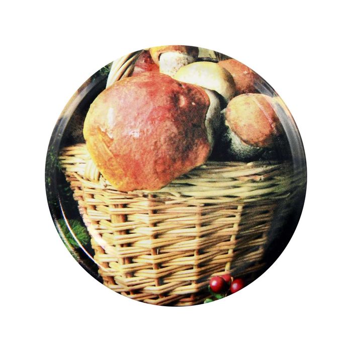 100 szt.  Zakrętka 82/6 GRZYBY MIX