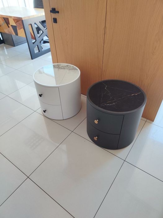 Круглая прикроватная тумба