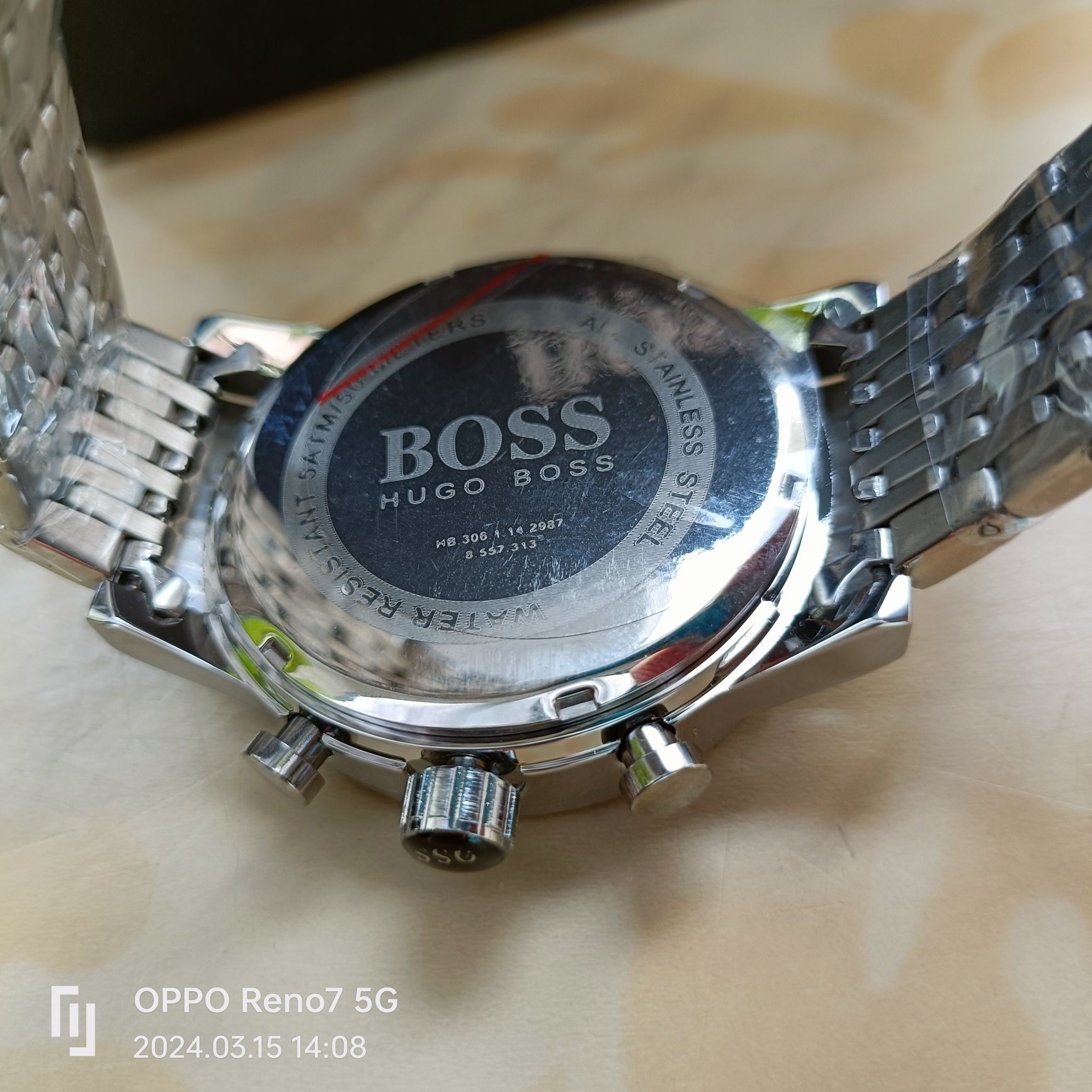 Zegarek Hugo Boss srebrny