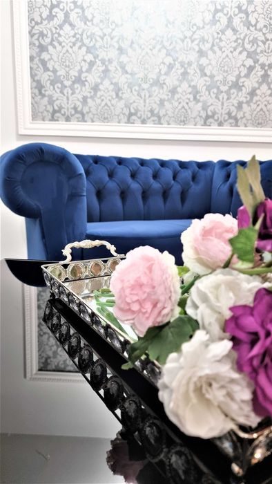 Zestaw wypoczynkowy chesterfield zestaw Milton 3 2 1 Sofy