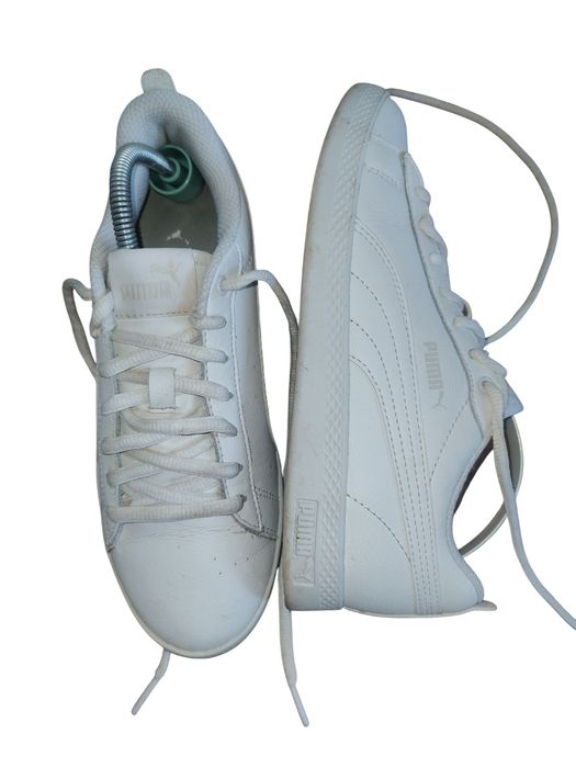 Markowe skórzane białe sneakersy buty Puma SoftFoam+ r 36 tenisówki a