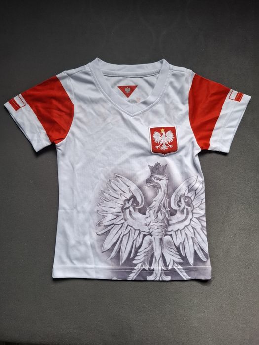 Koszulka dziecięca Polska kibic NOWA