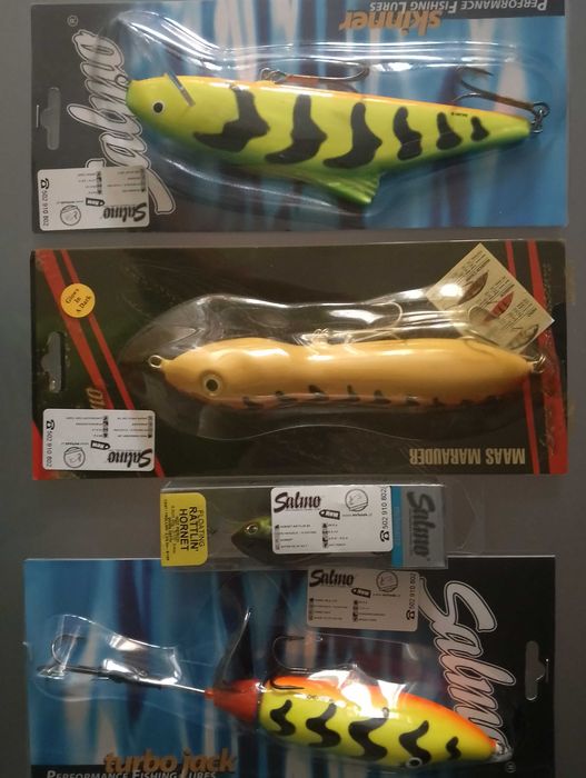 Woblery SALMO: Skinner ; Turbo Jack ; Hornet Rattlin ; Mass Marauder