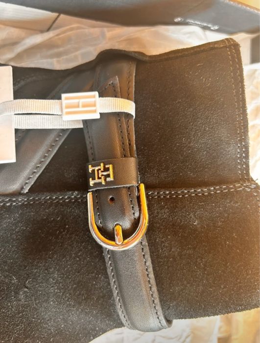 Botki zamszowe Tomy Hilfiger
