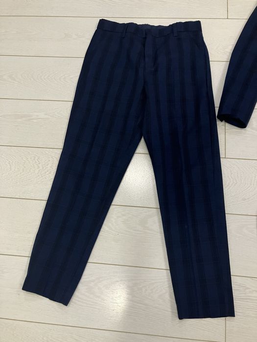 Komplet garnitur marynarka spodnie 2x koszula 146