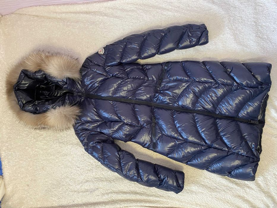 Moncler Albizia Azul женский пуховик р S оригинал