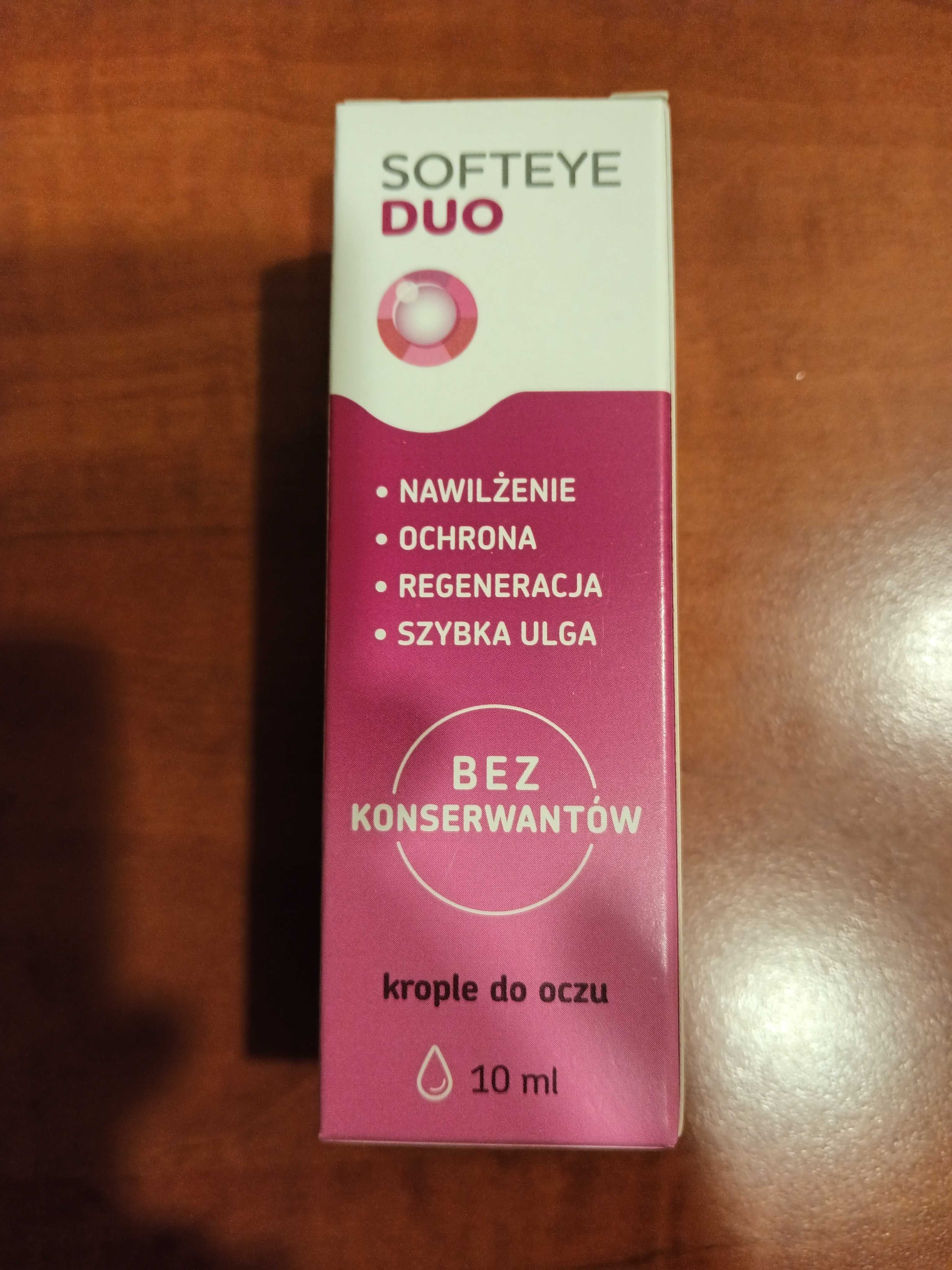 Softeye Duo krople do oczu nawilżenie podrażnienie ochrona 10 ml