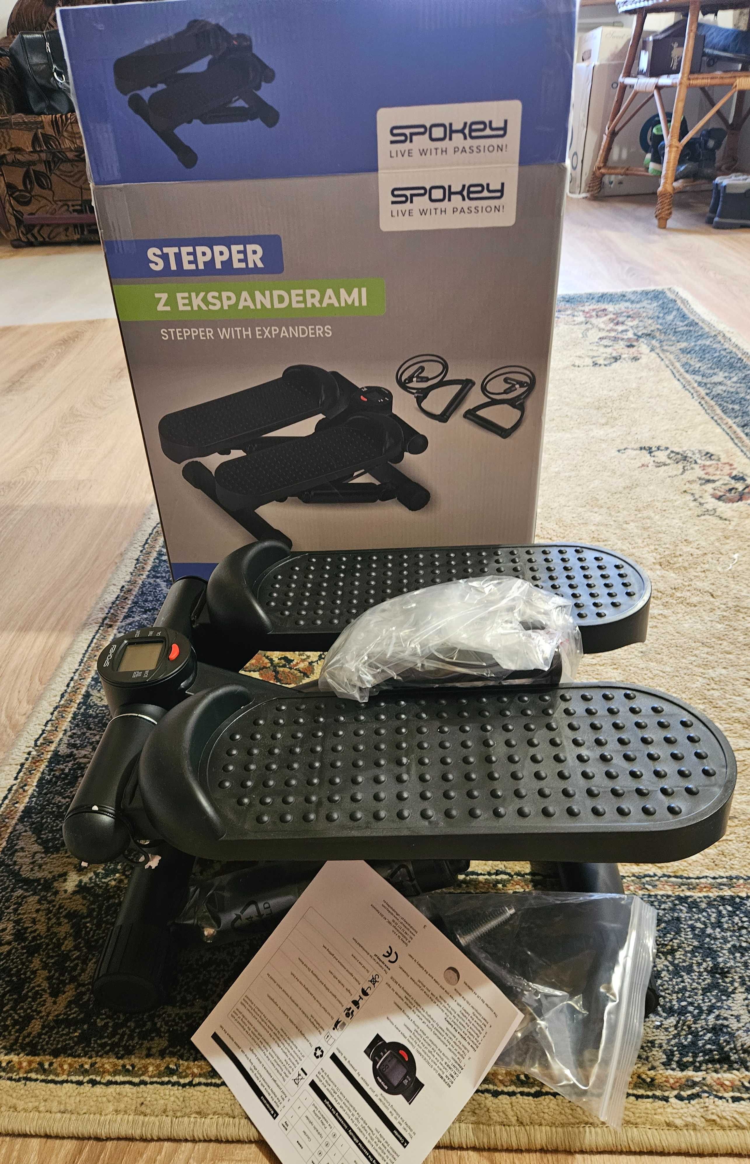 Stepper z ekspanderami