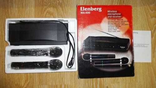 Станція Elenberg MA-400 з мікрофонами для караоке