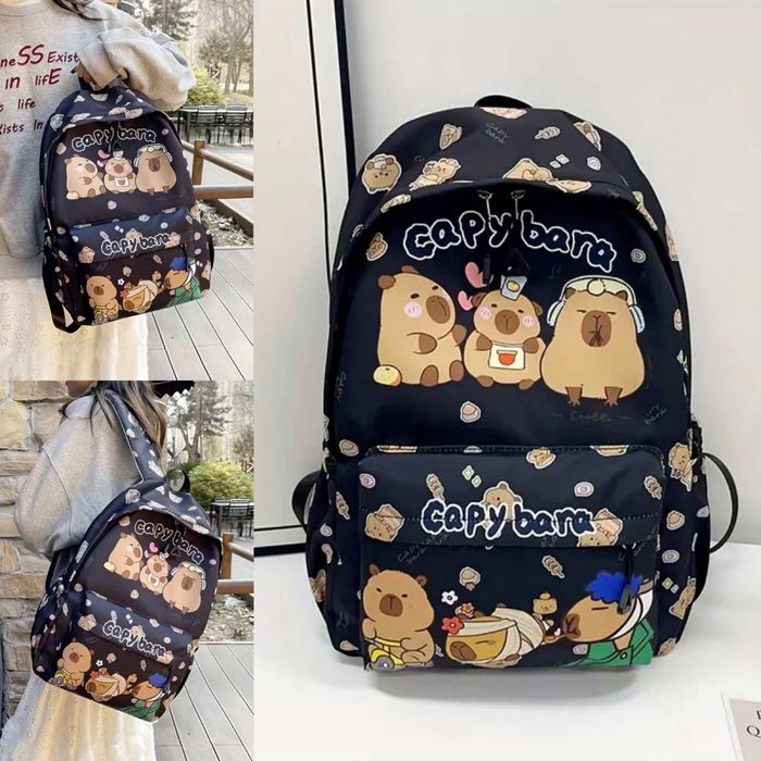 Рюкзак школьный капибара шкільний рюкзак Capybara Куроми рюкзак kuromi