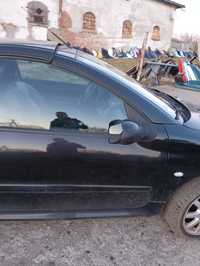 Peugeot 206CC drzwi prawe przednie EXL czarne