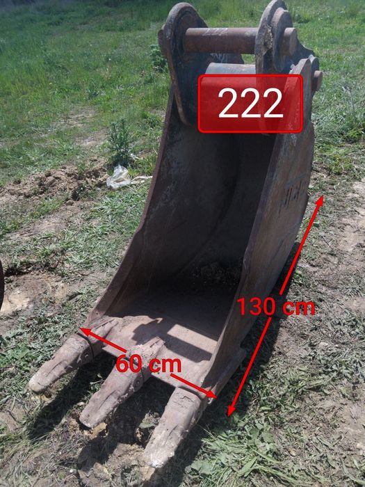 Lyzka 60cm JCB fi80mm lycha koparki 60 cm fi 80mm 80 mm