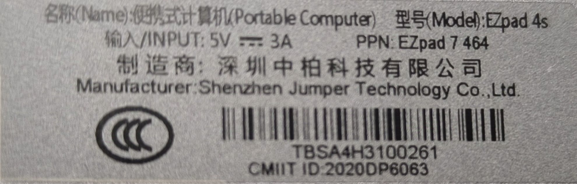 Tablet PC Win 10 Pro Jumper EZpad 7 10.1 cala 64GB/4GB RAM