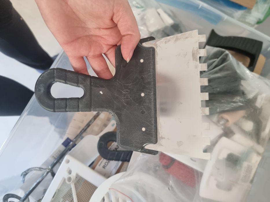 Szpachelka grzebień do nakładania szpachli kleju płytek narzędzia