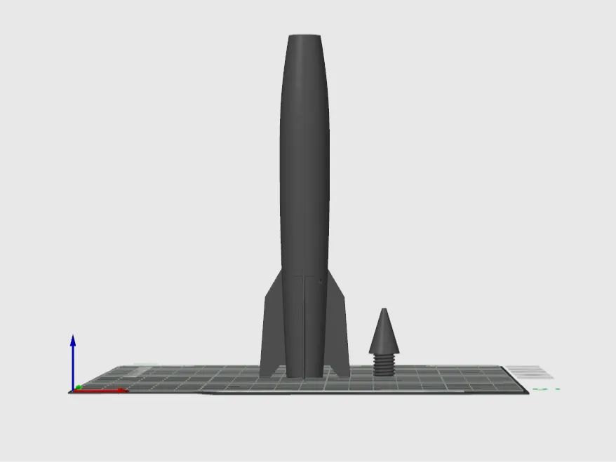 Mini Foguete Modelo para Lançamento