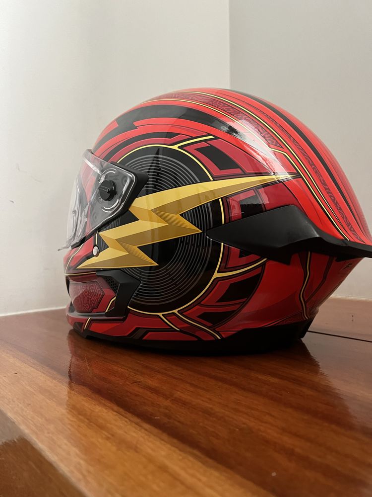 Capacete Ruroc Atlas 4.0 Carbon Edicao Limitada The Flash