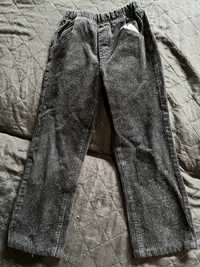 Spodnie chlopiece sztruksowe 110 bawełna