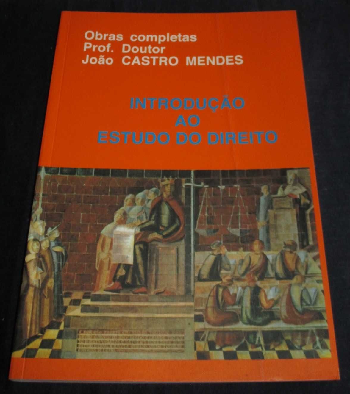 Livro Introdução ao estudo do Direito João Castro Mendes