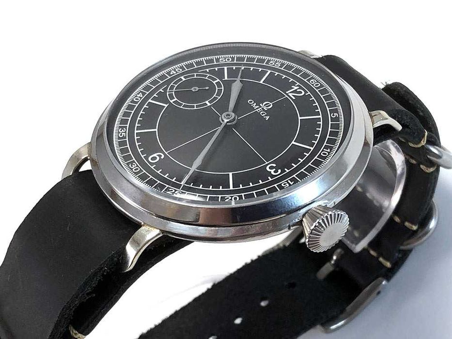 OMEGA "SECTOR" , мужские наручные часы в стиле милитари