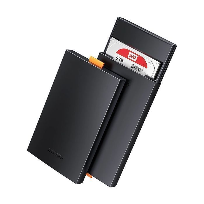 Ugreen kieszeń obudowa dysku SSD / HDD 2.5" USB 3.0 SATA czarna