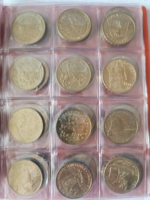 Klaser z monetami 2 zł