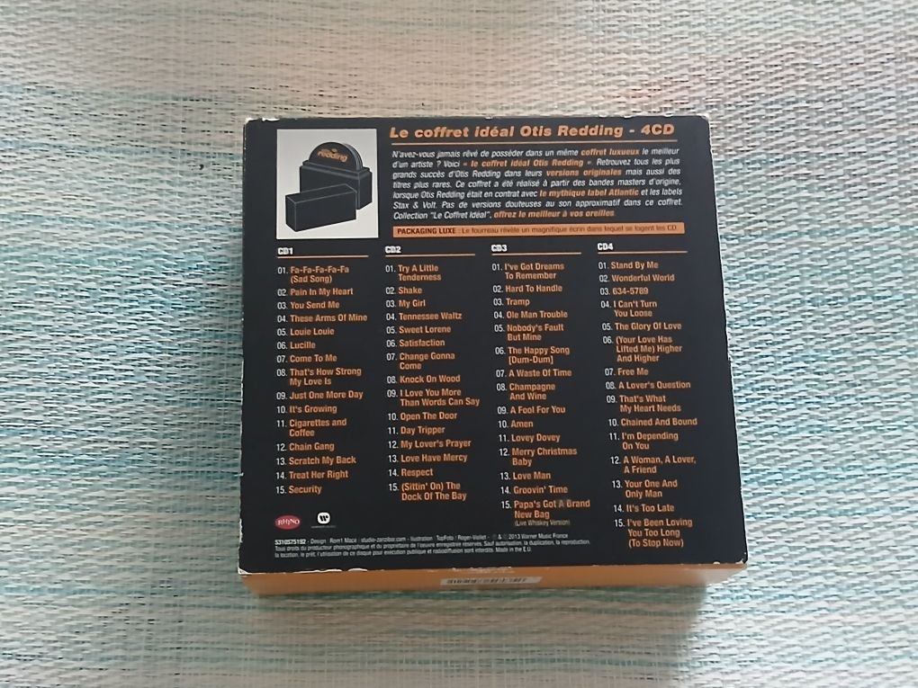 CD Otis Redding, coffret 4 CDs
