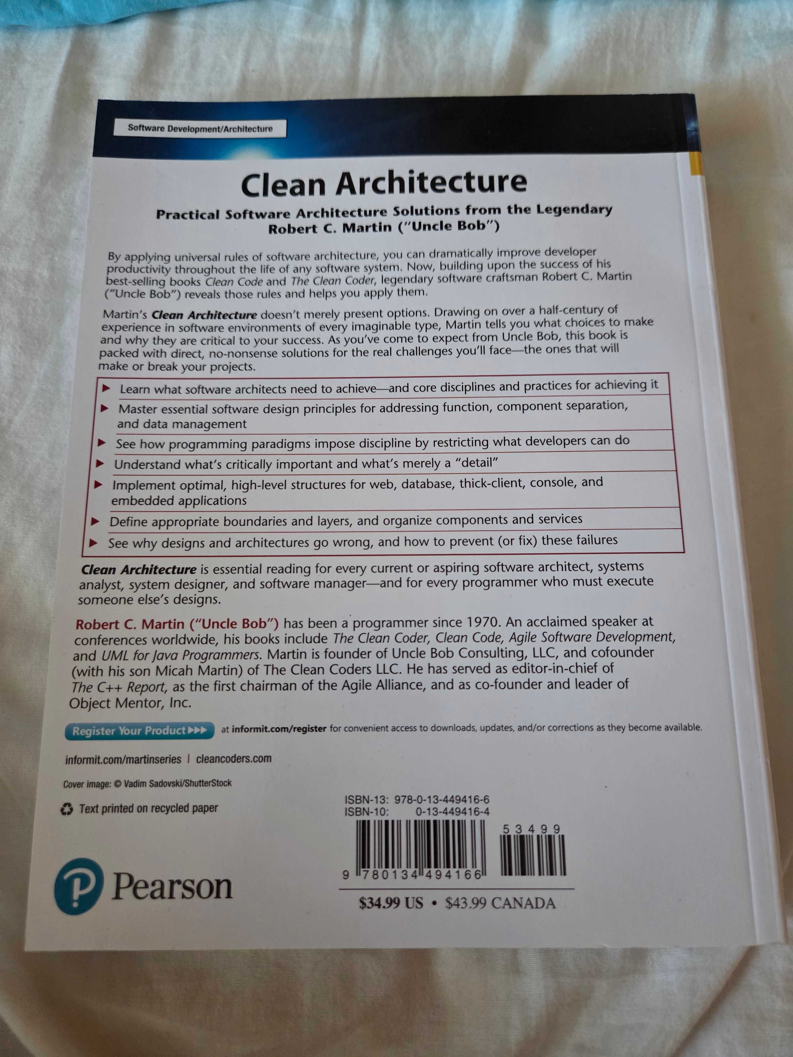Clean Architecture - Robert Martin Livro [En][Novo]